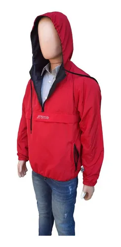 Anorak clearance rojo hombre