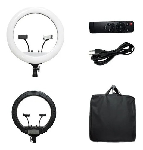 Iluminador Ring Light 18 Pol 48cm 448 Leds 80w Sem Tripe T