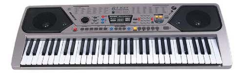 Teclado Piano Electrónico Micrófono Usb 61 Teclas Mq-001