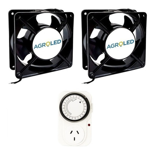 Cooler Ventilacion Indoor 4 Pulgadas Ruleman Timer