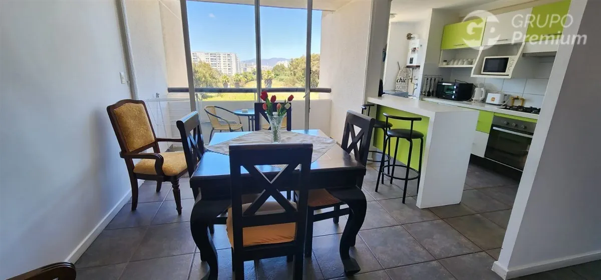 Imagen 5 de 18 de Se Vende Depto Amoblado A Pasos De Av. Del Mar | 3d+e