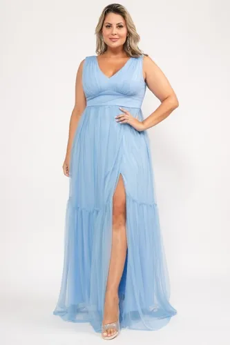 Vestido longo de festa tamanho 46 cheap
