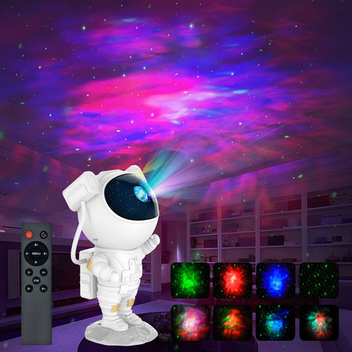 Proyector Luz Astronauta Galaxia, Luz Nocturna Con Control R