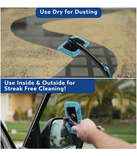 Limpia Vidrios Y Cristales Lugares Dificil Spray Microfibra