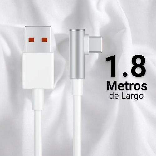 120w Cable Tipo C Hyper Carga 1.8m De Largo
