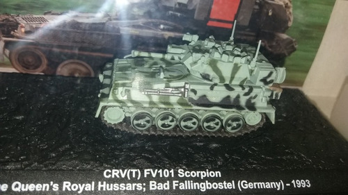 Tanque De Guerra Crv Fv101 Scorpion Escala 1:72 Alemania Ixo