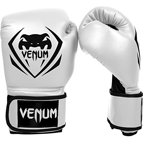 Guantes De Boxeo Venum Contender - Blanco - 10 Onzas