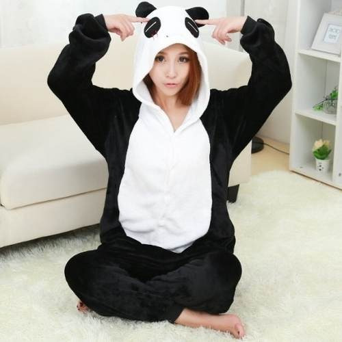 Imagen 5 de 10 de Pijama Oso Panda Kigurumi Kawaii Polar Entero Adulto