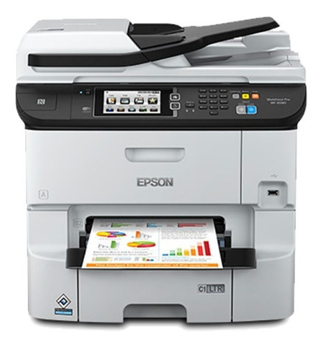 Fotocopiadora Impresora Multifunción Epson Wf-6590 Color Bla