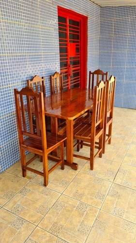 Mesa Com 6 Cadeiras (modelo 01)