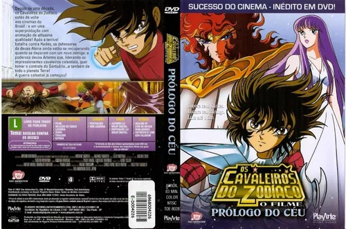 Os Cavaleiros do Zodíaco - Filmes DVD Japonês