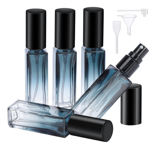 Segbeauty Botella De Perfume De Viaje Recargable, 5 Unidades
