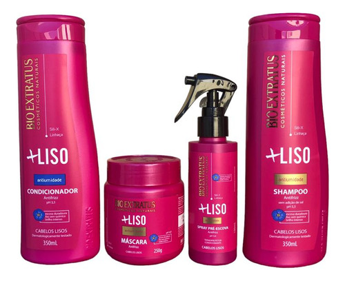 Kit Limpeza Eficaz  Mais Liso  Bio Extratus  K499