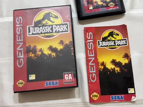 Id 47 Jurassic Park Cib Original Mega Drive Genesis | MercadoLivre