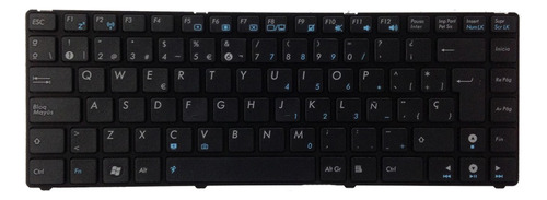 Teclado Para Asus Ul20 Ul20a 1200 1201 1215t 1215n 1215p Esp Color Negro