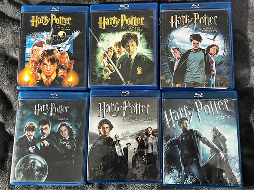 Saga Harry Potter 1 - 2 - 3 - 4 - 5 - 6 , Original Bluray