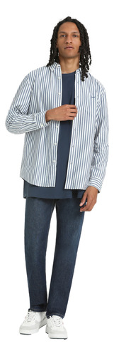 Camisa Hombre Authentic Button Down Azul Levis A7210-0007
