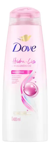 Shampoo Dove Hidra-liso Hialuronico 400ml
