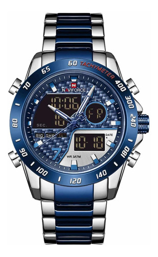 Reloj Naviforce Deportivo Nuevos Acero Inoxidable