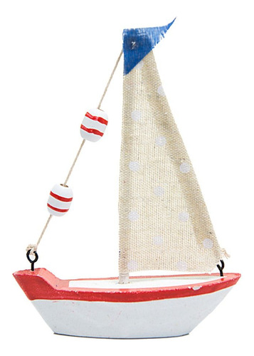 Figura De Barco En Miniatura Modelo Velero De 15 X 11 X 3 Cm