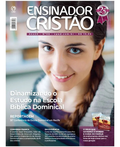 Revista Ensinador Cristão Cpad - Edição Atual N°98.sp