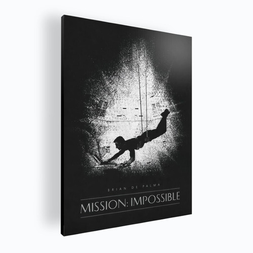 Cuadro Moderno Monocromático Mision Imposible 30x42 Mdf