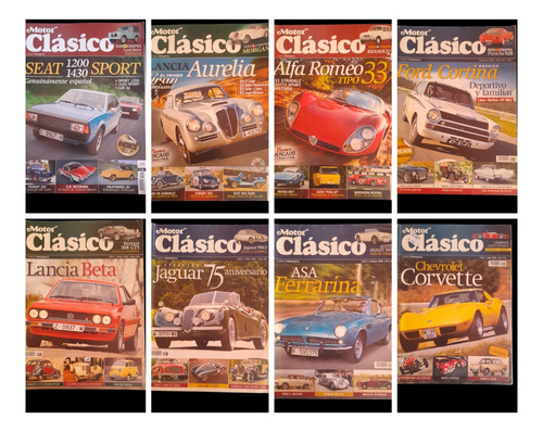 Revistas Motor Clásico 8 Ejemplares 