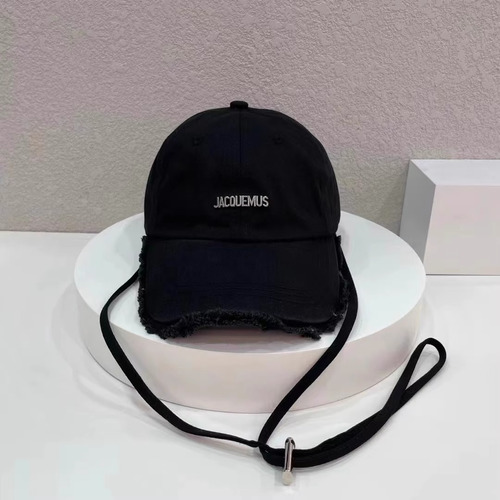 Jacquemus Gorra De Béisbol Con Flecos 100% Original