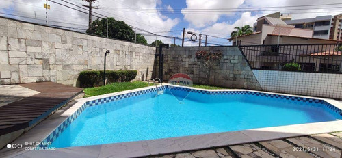 Excelente Apartamento Com 3 Suítes E 4 Vagas De Garagem À Venda - 180m² - Candelária - Natal/rn - Ap0093
