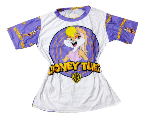 Duo De Pijama Sublimada Playera Y Short Bugs Y Lola