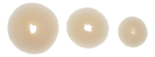 3 Piezas Hair Bun Donut Maker, Bun, Maker, Shaper Beige