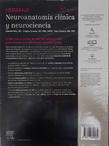 Fitzgerald - Mtui Neuroanatomía Clínica Y Neurociencia 8ed