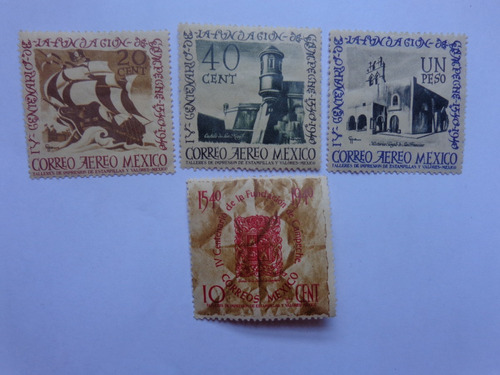 México Sc. 763, C111 Al C113, Año 1940, Fundación Campeche.