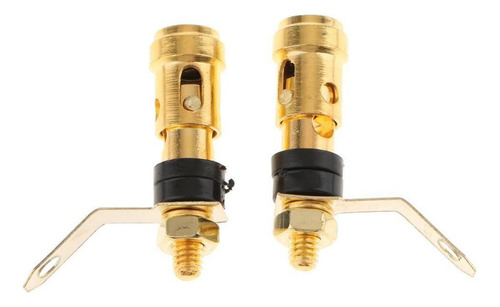 B 2 Unids Bocina Banana Plug Jack Amplificador Terminal