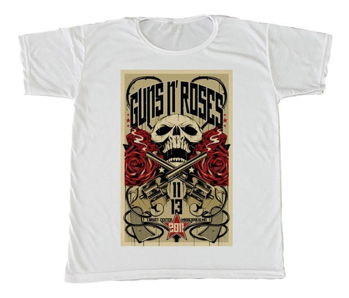 Remera Guns N Roses Rock Spun Adulto/niño Unisex