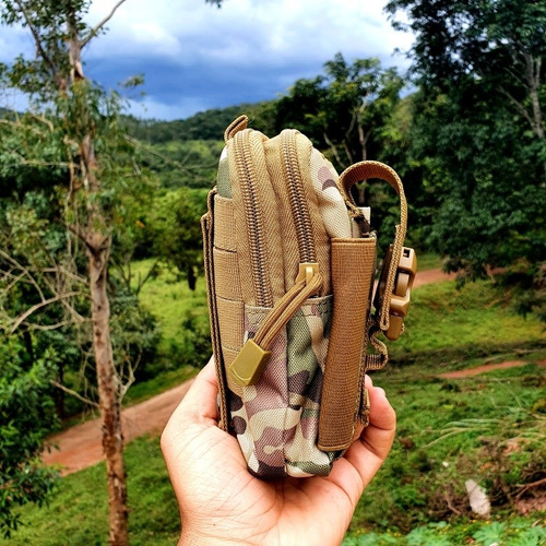 Bolso Edc Tático Modular Militar Pochete Porta Treco Objeto