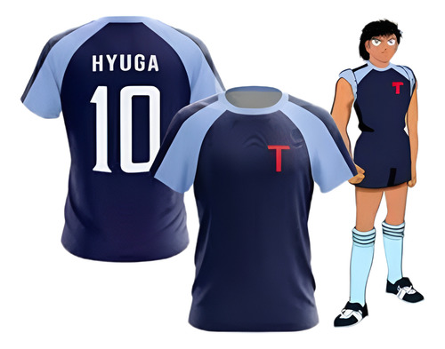 Camiseta Steve Hyuga Super Campeones Franco Canadiense