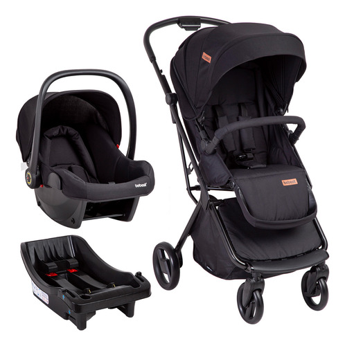 Carriola Portabebe Bebesit Swift360 Carriola Baston Plegable Color Negro Color del chasis Negro