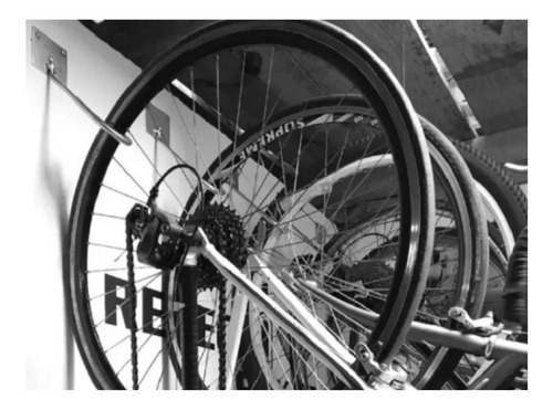 Imagem 5 de 6 de Suporte De Bike Vertical Gancho Pendurar Bicicleta Parede