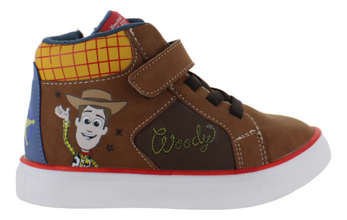 Toy Story Tenis Bota Urbano Casual Woody Velcro Niño 87555