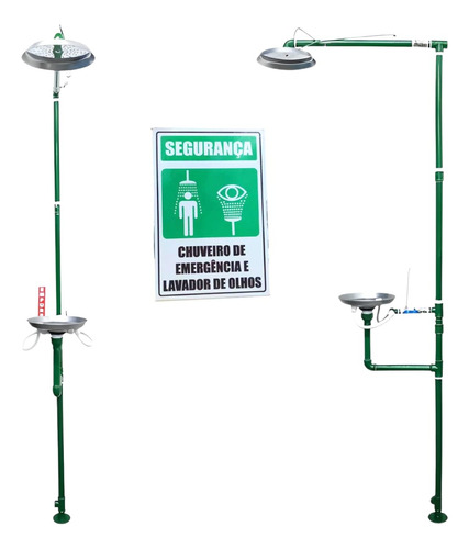 Chuveiro Lava-olhos De Emergência \ Chuveiro De Segurança