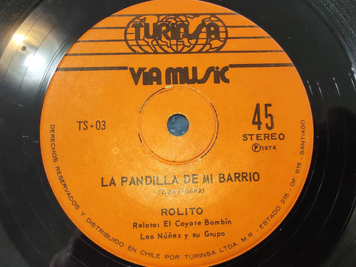 Vinilo Single De Rolito - Suplica De Un Hijo(c143