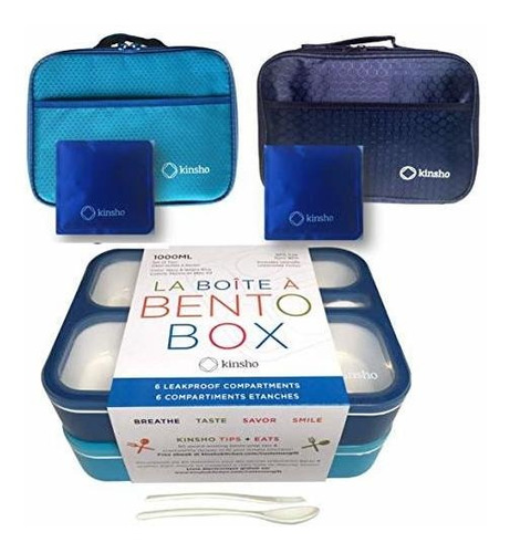 Bento Cajas Con Bolsa Y Paquetes De Hielo Conjunto  Nrfpy