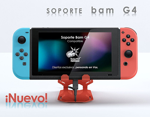 Soporte Celular Nintendo Switch Gaming Bam G4 Premium!!!
