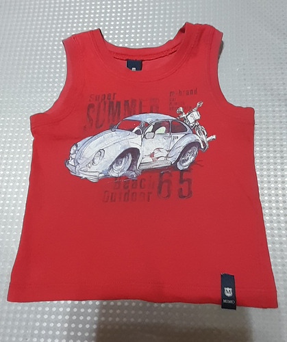 Musculosa Mimo -cheeky - Talle 3 - Color Rojo.