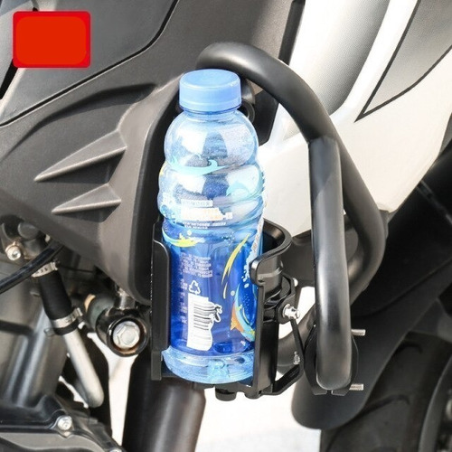 Imagen 2 de 10 de Portavasos Botella Moto Soporte Defensa Manillar Bmw Honda