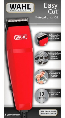 Maquina Peluqueria Wahl Easy Cut 10 Piezas Corte Original