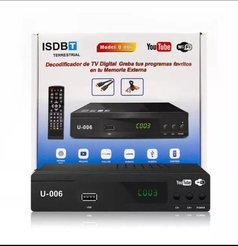 Sintonizador Para Tv Digital Abierta Isbd-t Wifi Youtube