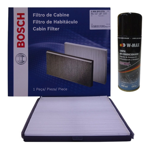 Filtro Ar Condicionado Bosch + Higienizador Kia Picanto