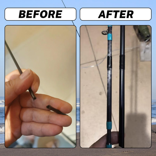 Varilla De Fibra De Carbono Kit De Reparación De Barras De P